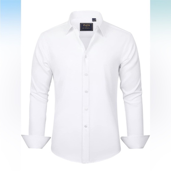 J.VER Boy's Long Sleeve Dress Shirts white Solid size 14-15y NWT - Picture 1 of 7